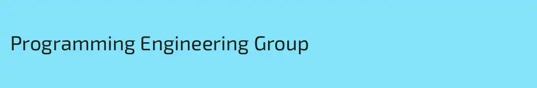 Programming Engineering Group